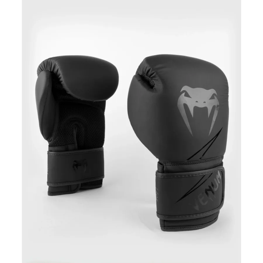 

Boxing Gloves - 16oz, Unisex, Synthetic Leather Training Gloves for Boxing,& Bag Work - Black