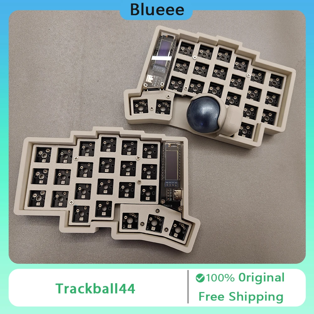 

Trackball44 Split Keyboard Kit Support Vial Hot Plug RP2040 RGB Keyball Customized Split Keyboard Kit PC Gamer Ergonomics Gifts