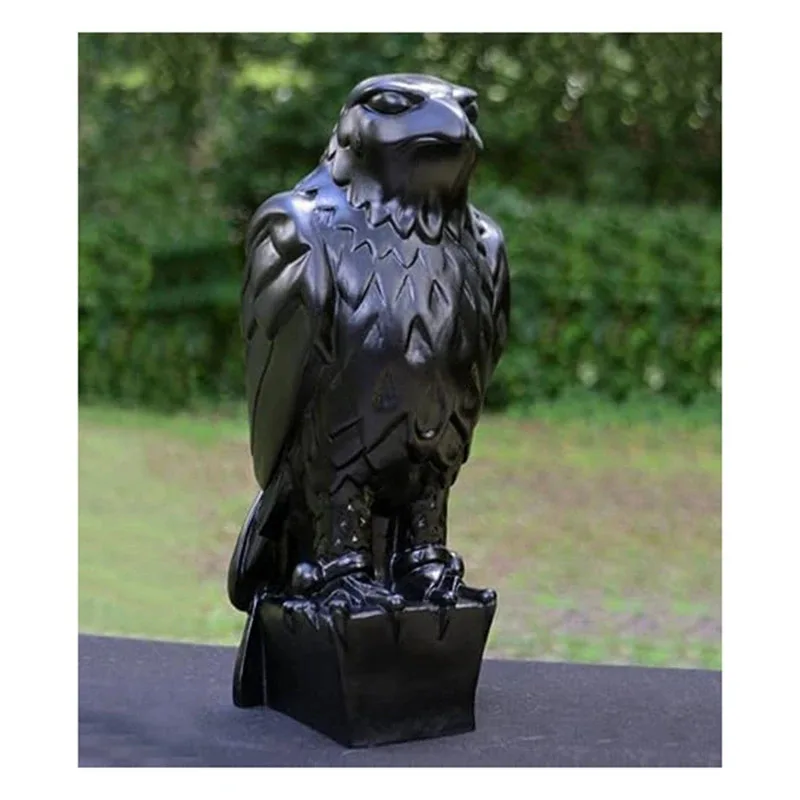 1 Piece Maltese Falcon Statue Shelf Decorations Black Resin Handmade Resin Sculpture view 5