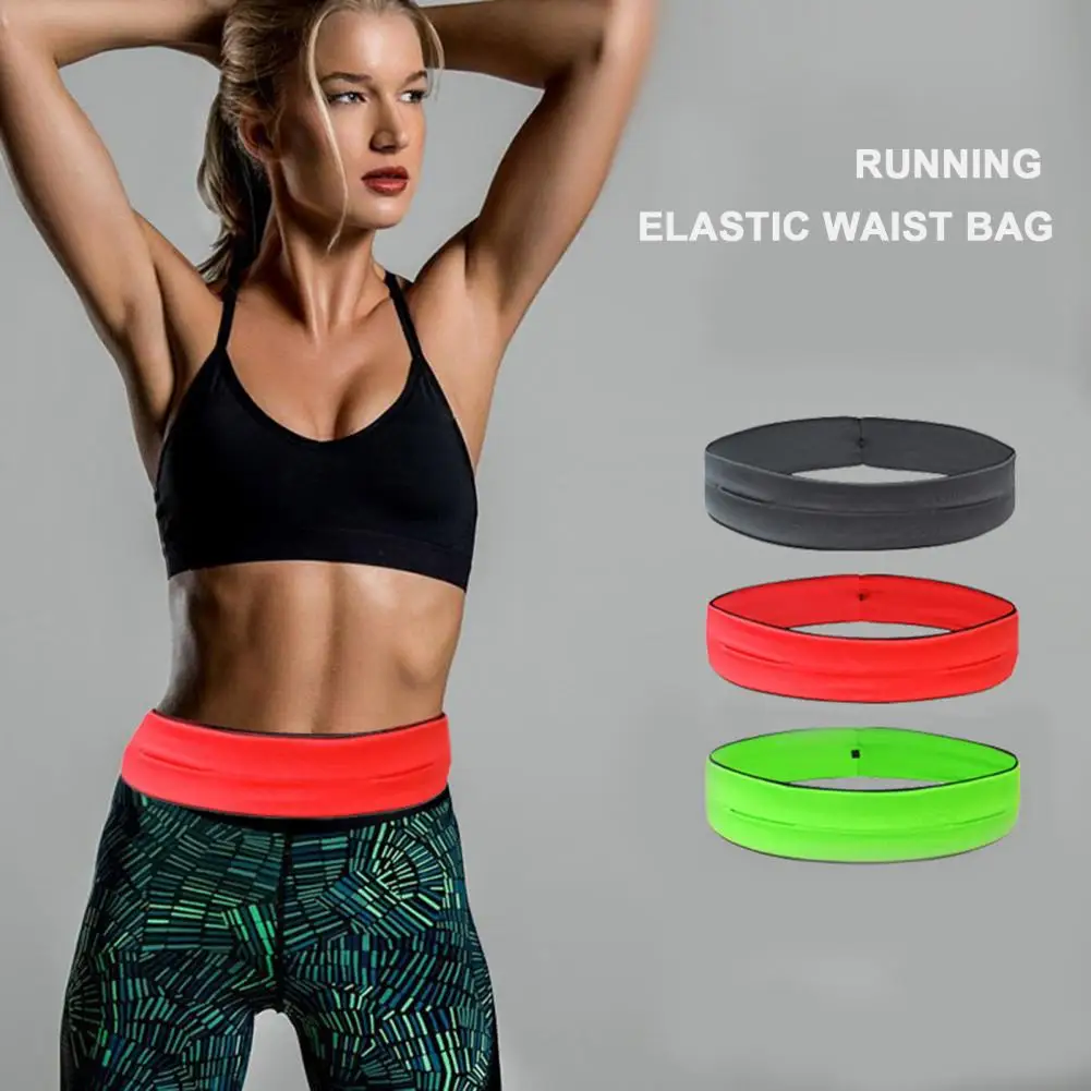 Sport Fanny Pack Elastic Belt Bag Invisible Phone Pouch Multifunctional Women Men Running Fanny Waist Pack for Outdoor