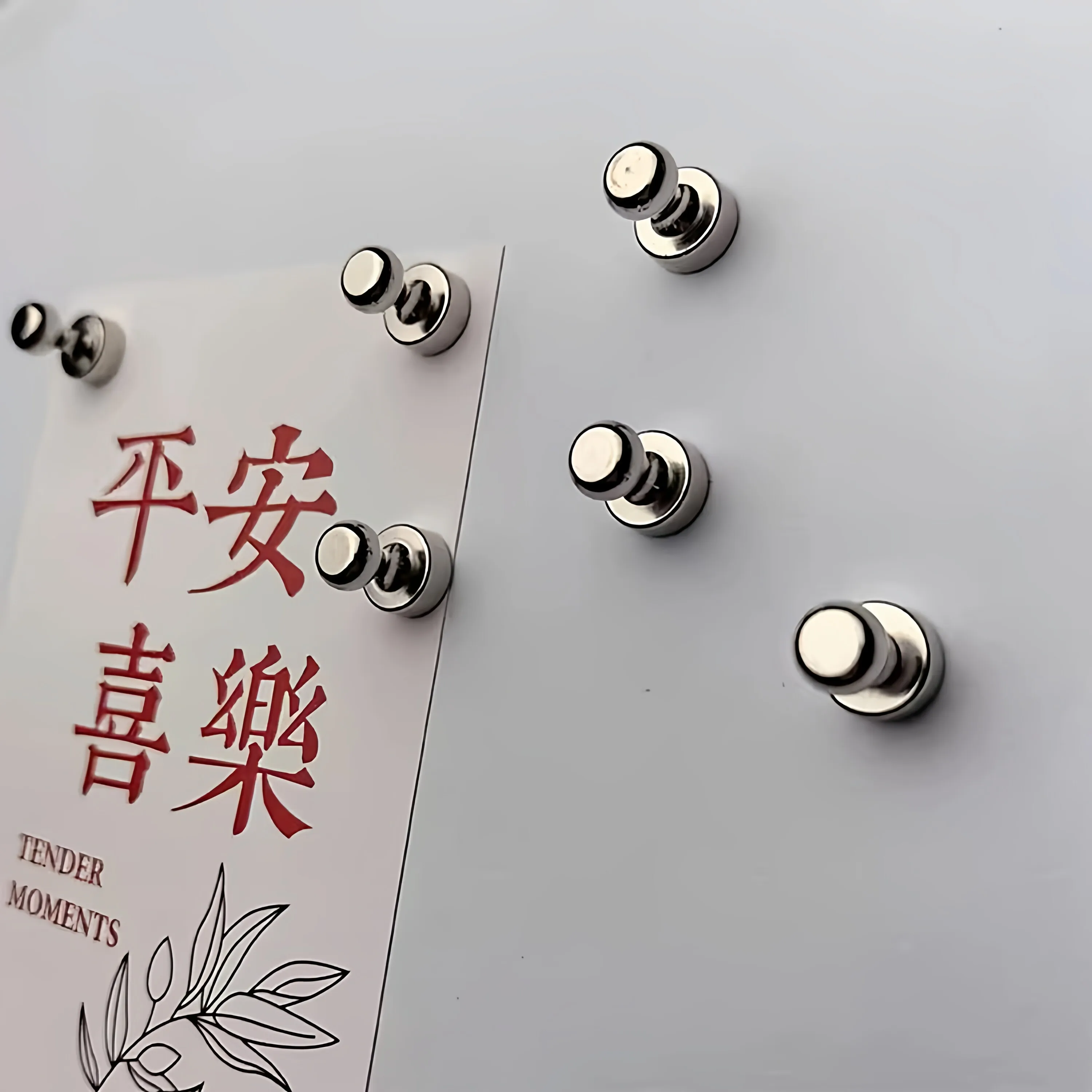 5/10 Stück Starke Magnetnägel Kühlschrankmagnet Küche Hoto Wandnachrichtentafel Magnetische Aufkleber Büro Tafel Deko – Detail 7