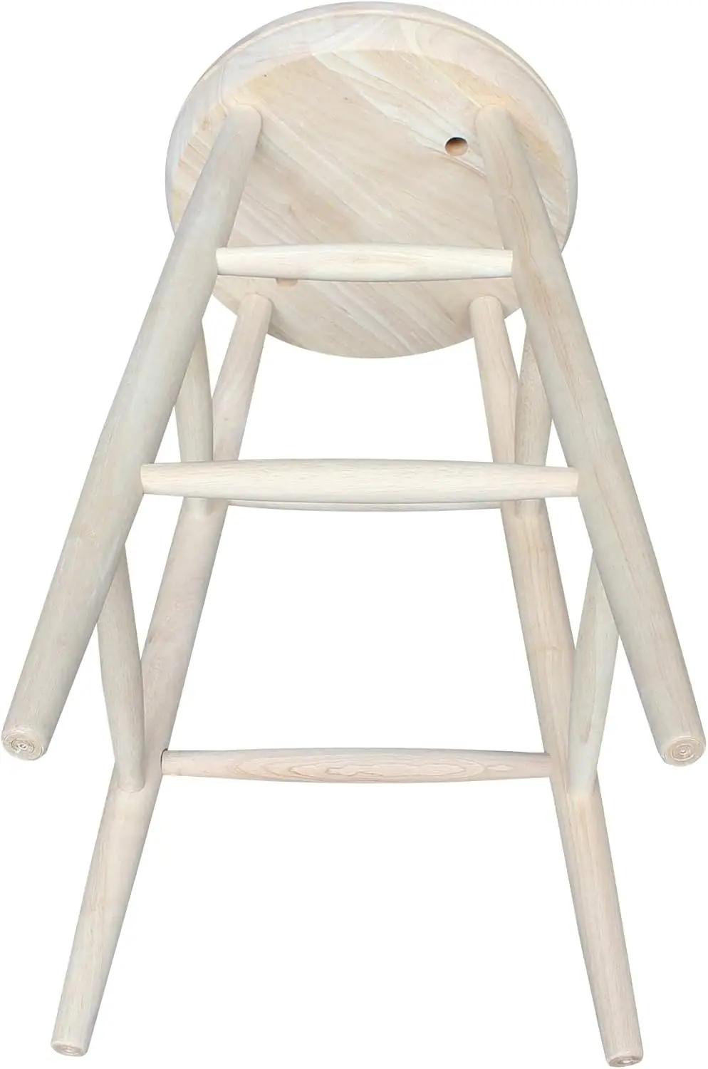 International Concepts Swivel Stool Barstool, 30 Inch, Unfinished