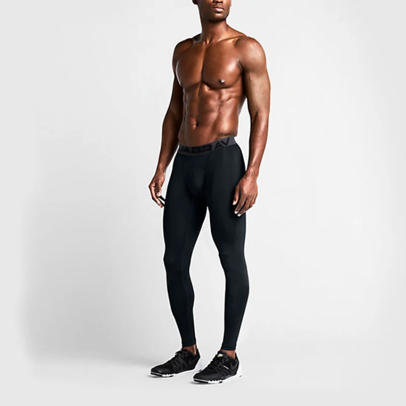 Pantalones ajustados de secado rápido para hombre, pantalones de Fitness para entrenamiento, Base para correr y baloncesto