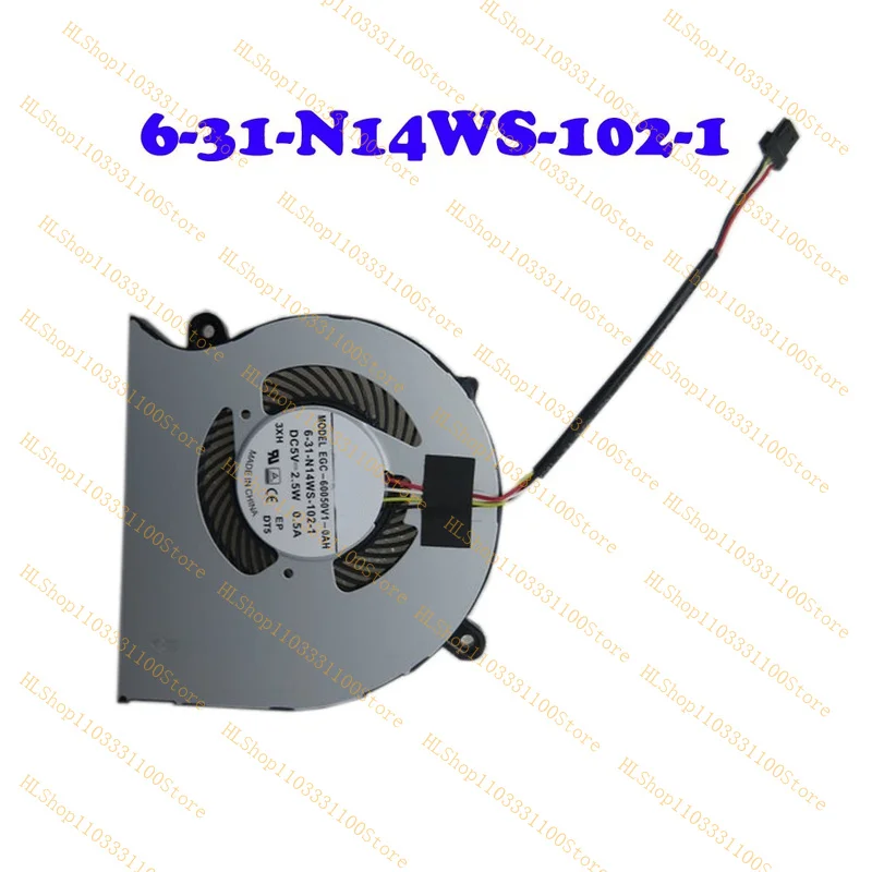 

Laptop CPU Fan For CLEVO NL40LU NL40LU1 NL40LU2 NL41LU 4PIN DC5V 2.5W New