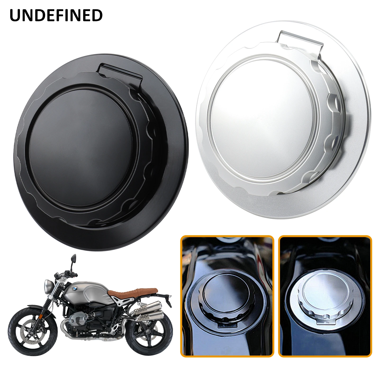 For BMW R NINET Pure RNINET Racer R nineT Scramble Urban G/S R9T Motorcycle Accessories CNC Fuel Tank Cap Cover Guard Protector