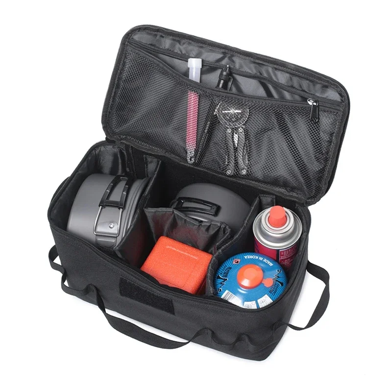 التخييم خزان الغاز حقيبة التخزين في الهواء الطلق سعة كبيرة الأرض مسمار أداة أكياس نزهة تجهيزات المطابخ أواني المنظم أكياس Muжska sreка