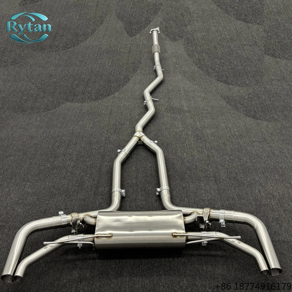 

Valved 304 Stainless Steel Valvetronic Exhaust Pipe System Catback for GLE53 3.0T