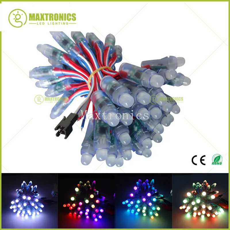 Imagem -02 - Rgb Pixel String Light para Publicidade Módulo Led Light Festa de Casamento Garden Tree Decor Dc5v Dc12v Ws2811 12 mm 500 Pcs