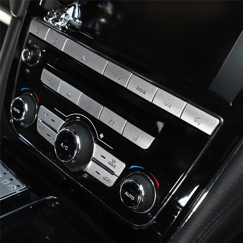 

Car Central Control Air Conditioner Button Decoration Sticker For Jaguar XJ 2012-2015 Car Parts Accessories