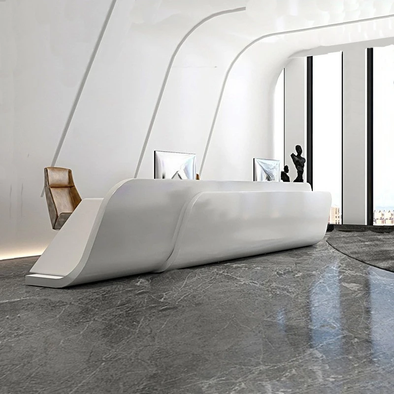 

Special-shaped Modern reception counter simple beauty salon trendy store Bar counter Commercial empfangstheke office furniture