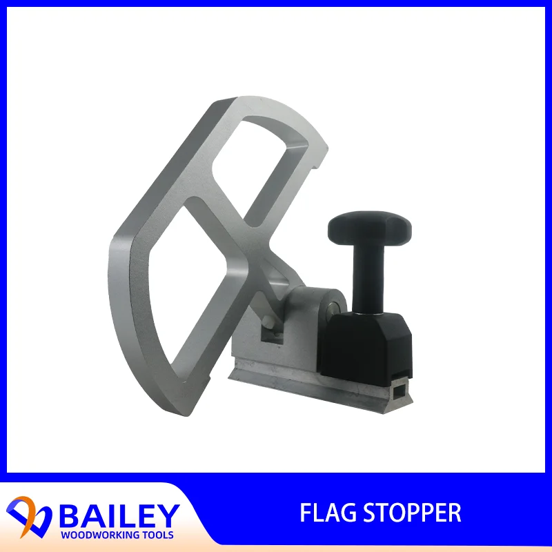 BAILEY 1PC Flag Stopper Block Stopper Baffle Block with Magnifying Lens for Sliding Table Panel Saw Woodworking Tool
