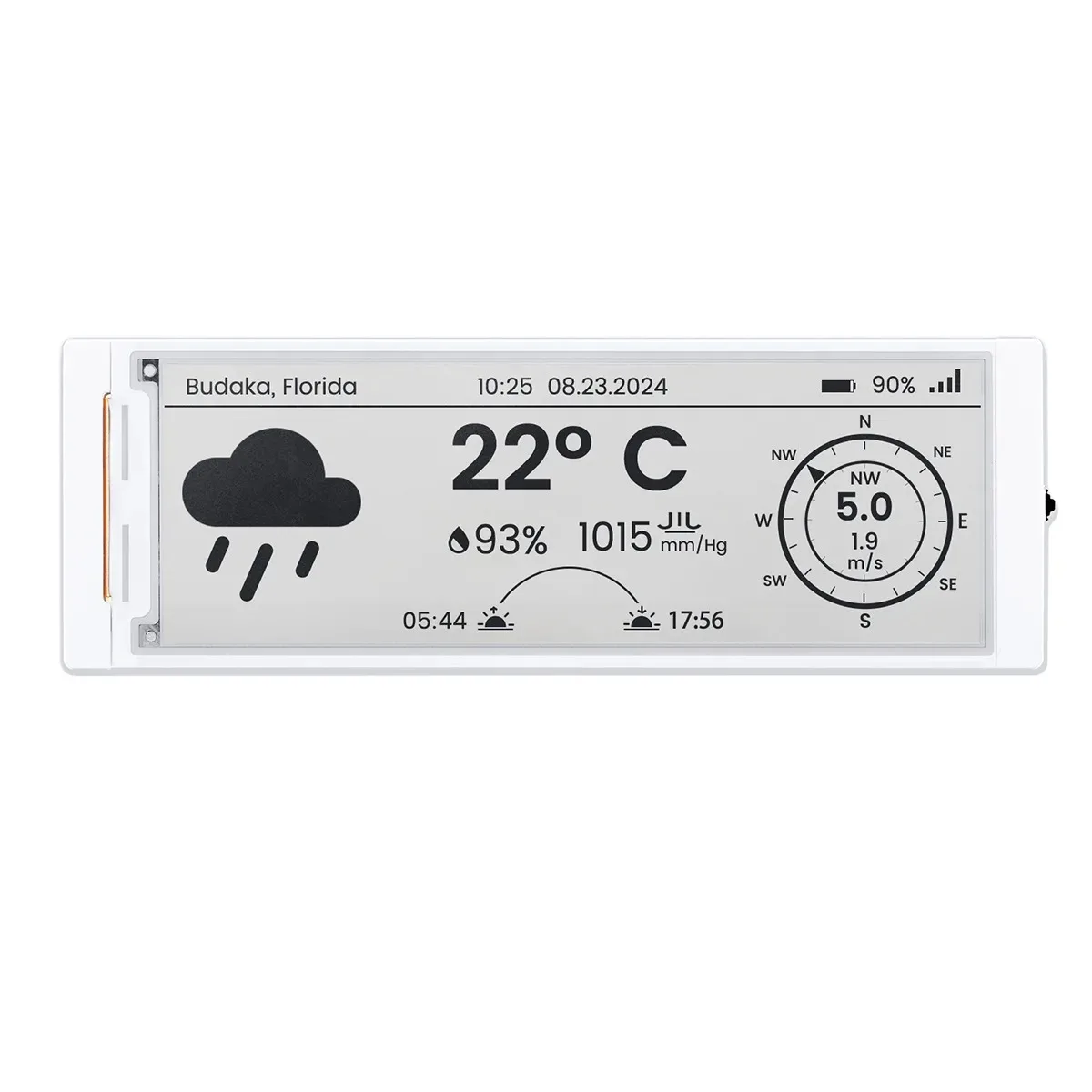 Elecrow CrowPanel ESP32 5.79inch E-paper HMI 272*792 Display Black/White Color Driven By SPI Interface - Free Shipping