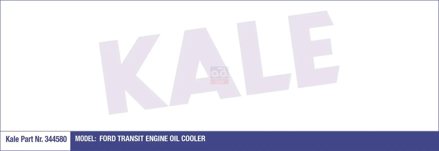 Store code: 344580 for oil cooler KMP 01 TRANSIT.V184 06 TRANSIT.V184 06 TRANSIT.V347