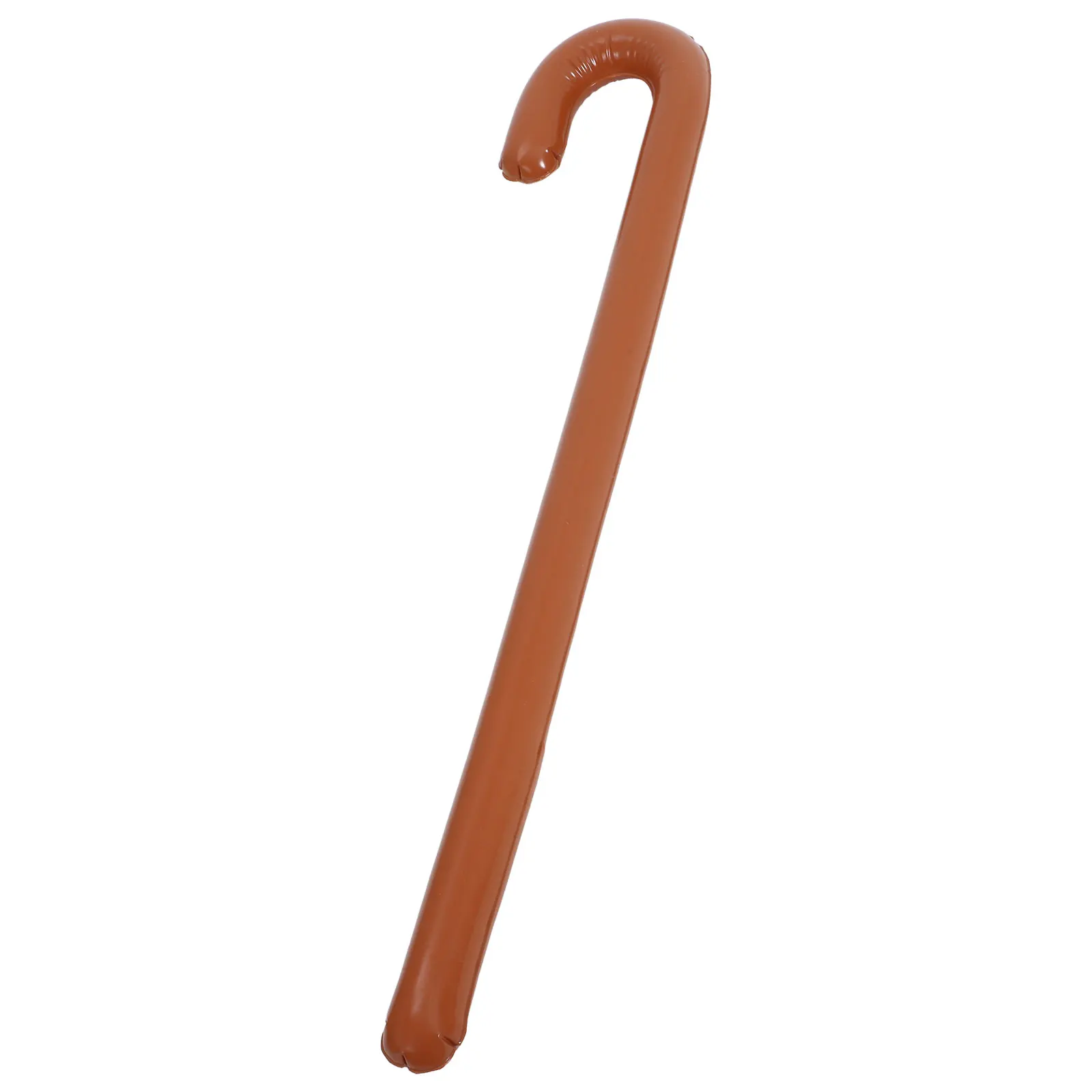 

Inflatable Crutch Inflatable Crutch Walking Stick Toys Light Brown Halloween Party Stage