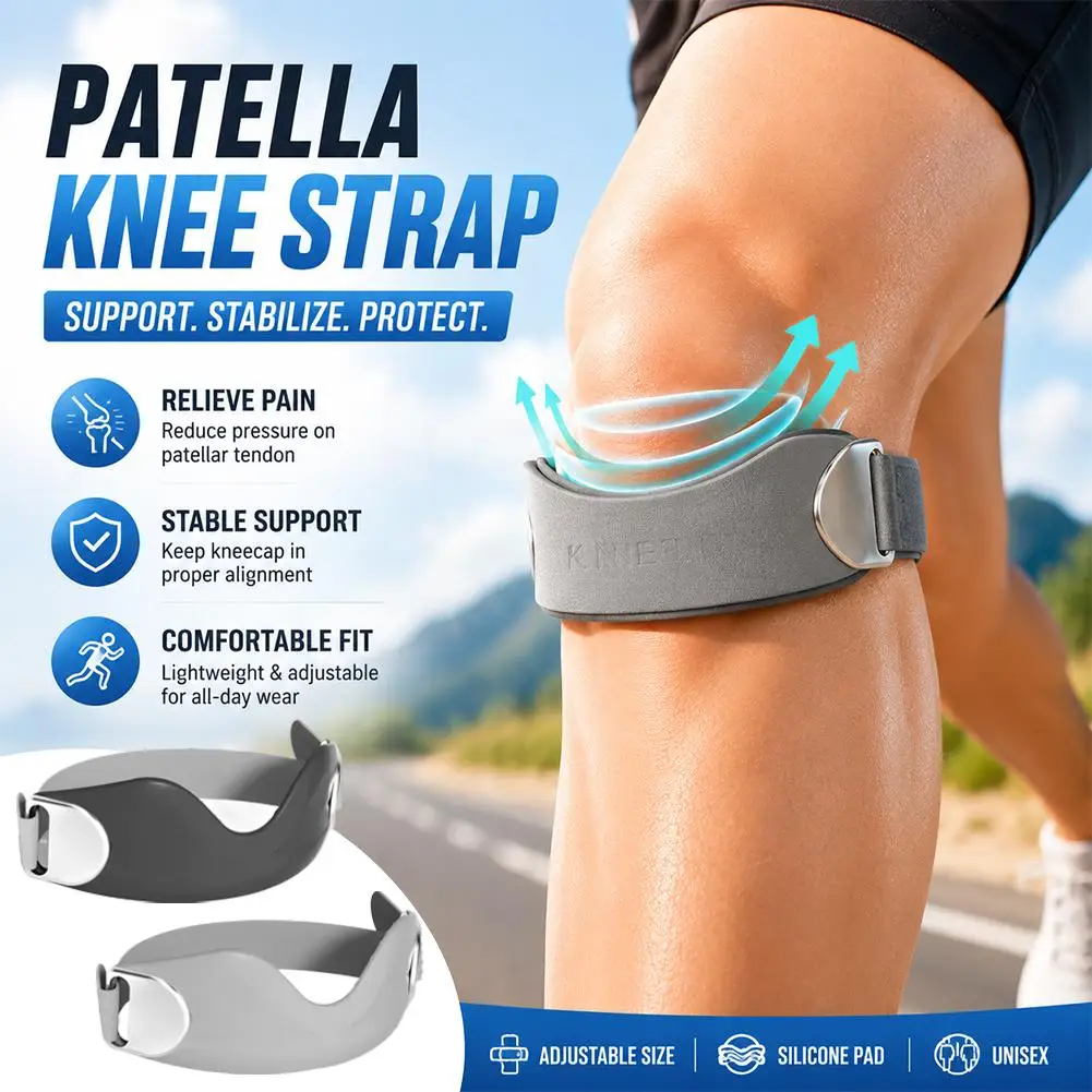 1PCS Basketball Strap Patella Band Protection Kneecap Knee Tendon Support Strape Brace Adjustable Absorption Compression Pad