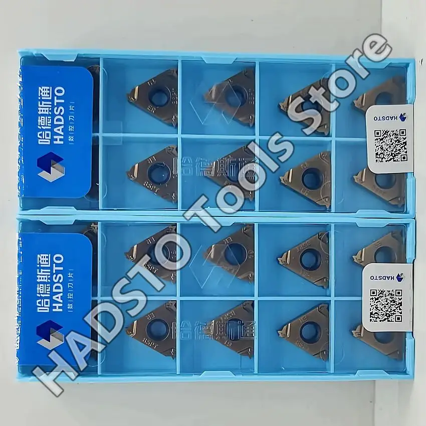 

16ER19BSPT HS5225/16IR19BSPT HS5225 16IR 19BSPT 16ER 19BSPT 16ER 16IR HADSTO CNC blade carbide inserts Thread inserts 10pcs/box