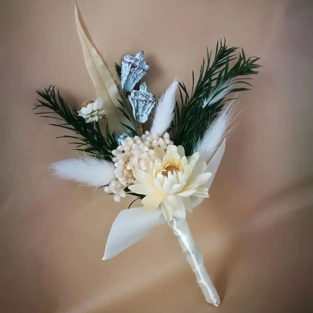 6PC Wedding Dried Flower Crafts Mini Small Bouquet Fresh Preserved Eucalyptus Decorative Photography Photo Home Decor Party Gift