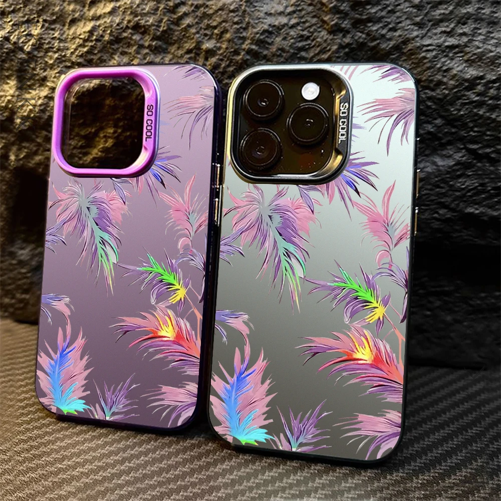 

The latest Upscale Printing Phone Case For iPhone 16 Pro Case iPhone 11 12 13 14 15 Pro Max XS X Plus 12 13 Mini Plating Cover