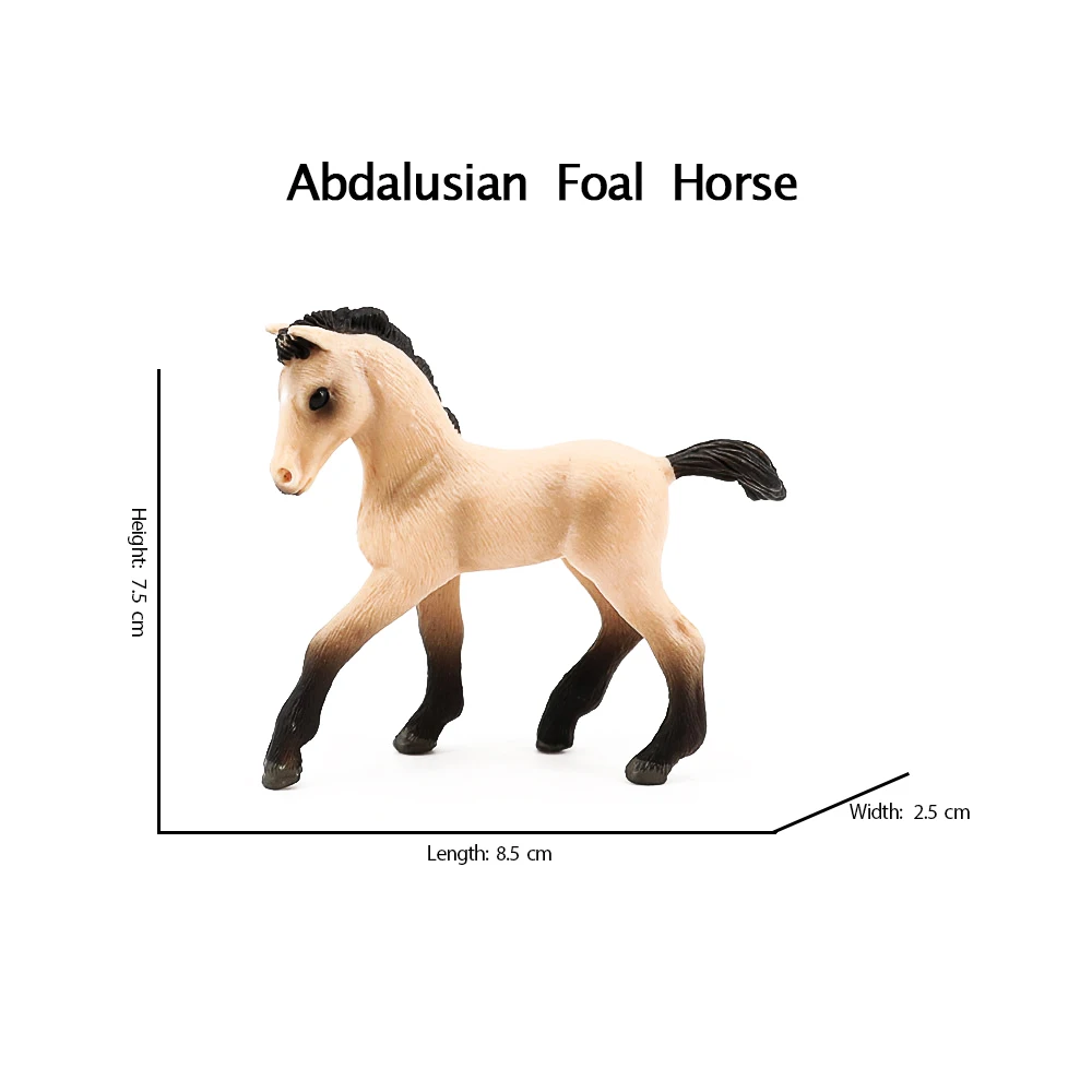Horse Figurine Plastic Farm Animals Toy Horses Figurines Mustang Appaloosa Fjord Toys Action Figure Kids Gifts Christmas Present