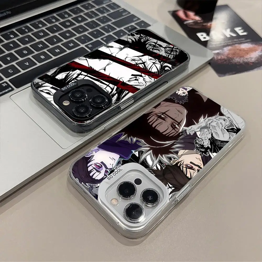 

Чехол для мобильного телефона Jujutsu Kaisen Choso для iPhone 17, 16, 15, 14, 13, 12, 11 X XR XS 8 7 Pro Max Plus, полупрозрачный цветной защитный чехол