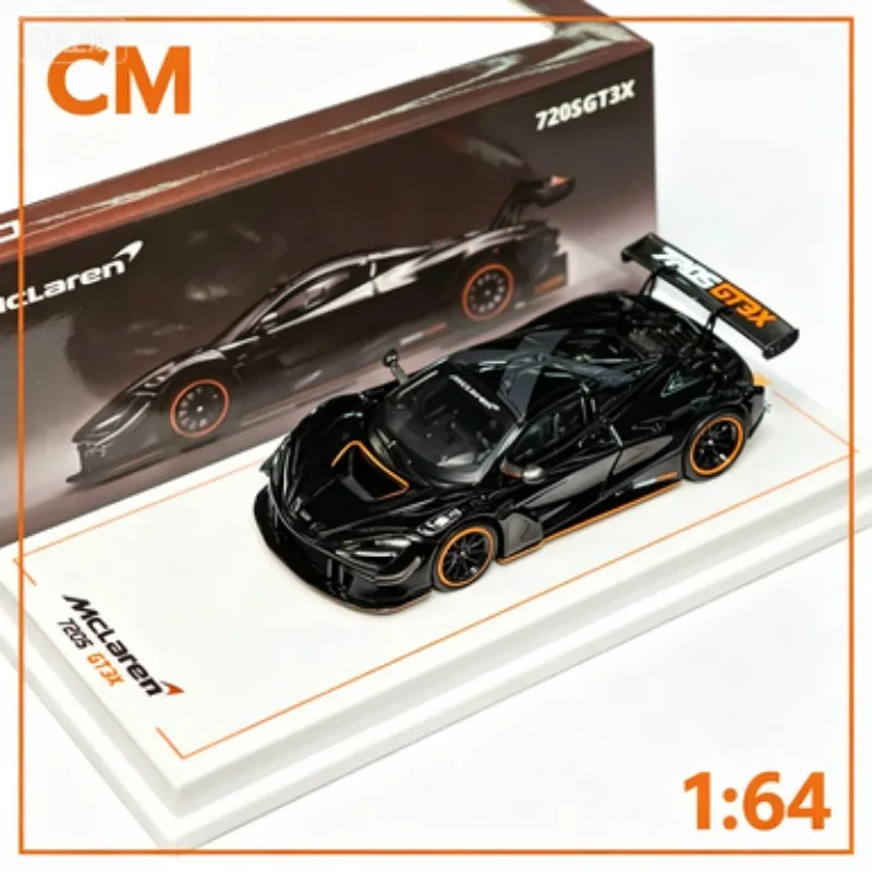 

CM 1:64 McLaren 720SGT3X, die-cast alloy model, boys' gift, adult collection piece, holiday present.