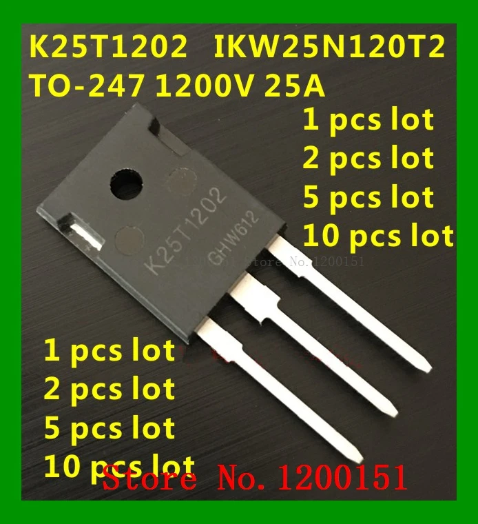 K25T1202 IKW25N120T2 TO-247 1200V 25A