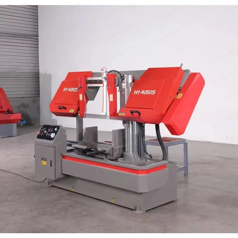 Metalworking chamfer cutting bevel band saw H1-40/50s semi-automatic band saw