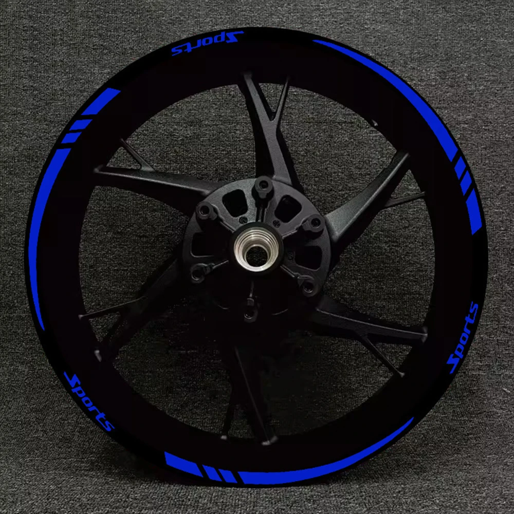18 "19" 20 "21" Motorfiets Auto Velg Streep Wiel Decal Tape Sticker Sport wiel Decals Racefiets Reflecterende Sticker