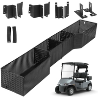 Universal Golf Cart Central Control Split Storage Basket Foldable for EZGO RXV Club Car DS Precedent Yamaha G29 Drive2
