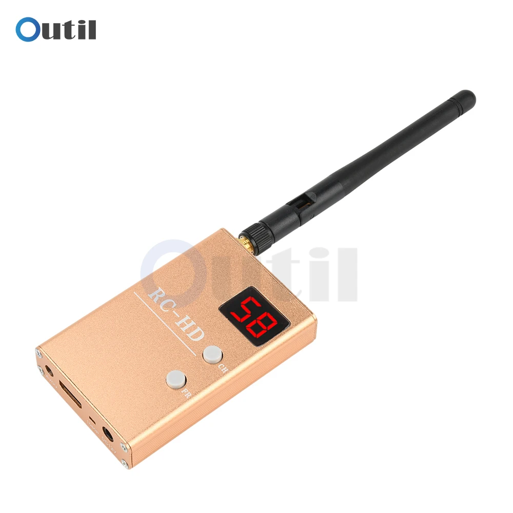 

FPV 5.8G 5.8GHz RC832HD RC-HD Receiver HDMI-Compatible with A/V and Power Cables for Quadcopter F450 S550