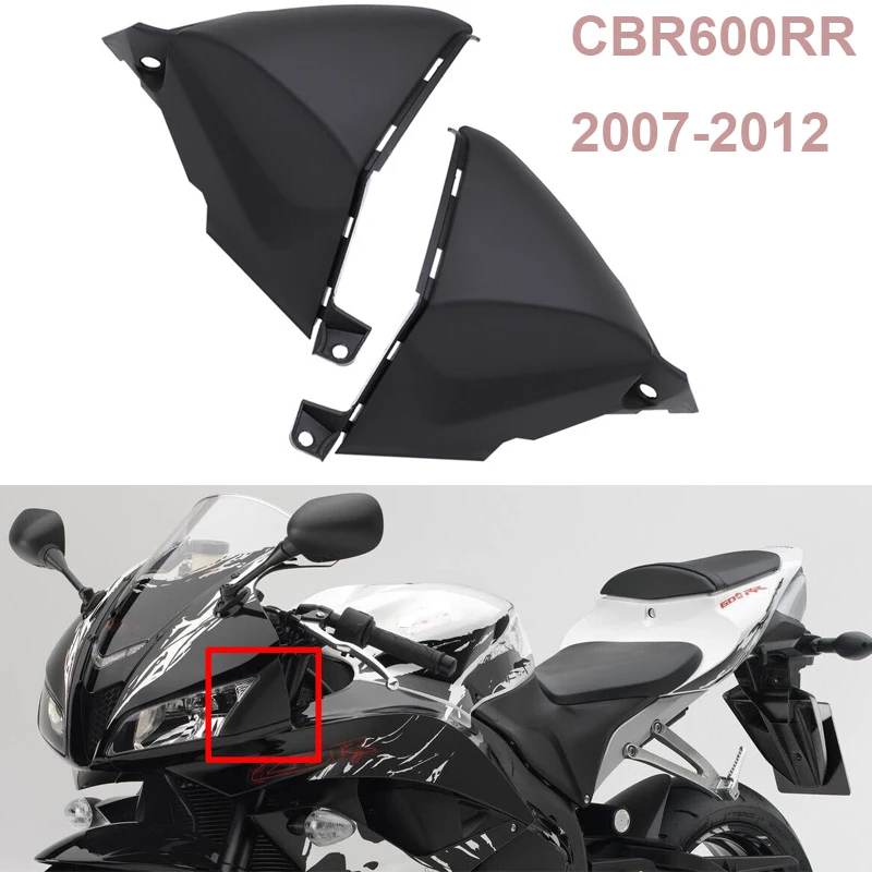 CBR 600 RR 07-12 Injection molding Front Head Panel Fairing Bodywork Plastic 2 Side For Honda F5 CBR600RR 2007-2012 CBR600 RR