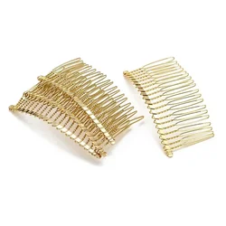 10Pcs 20 Teeth DIY Metal Hair Comb Claw Hairpins for Wedding Jewelry Making Findings Handmade Comb Base Bridal Accessories