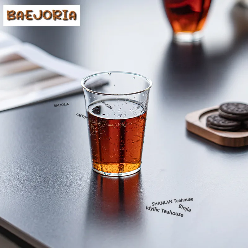 300ml High Borosilicate Glass Cola Cup Luxury Tea Bowl Cup Tea-tasting Fragrance Cup Jianzhan Master Cups Coffee Mug Craft Gift