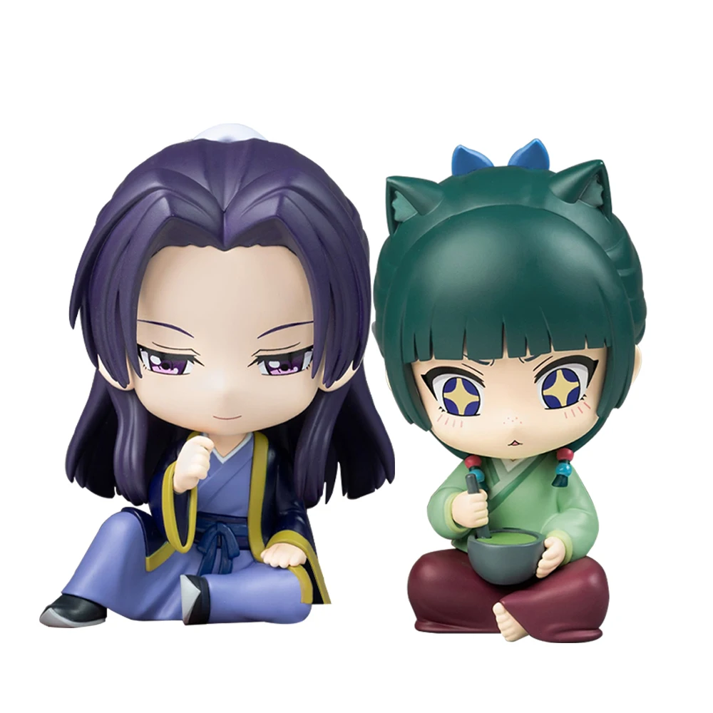2026 Anime-Figur Maomao sitzende Pose Mini-Figuren Spielzeug Anime-Peripherie-Figur PVC-Modell Desktop-Geburtstagsgeschenk 11,5CM