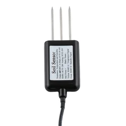 Sensore di umidità della temperatura del suolo sonda sensore di umidità del suolo analogico sensori protezione IP68 uscita RS485 0-5V 0-10V 4-20mA