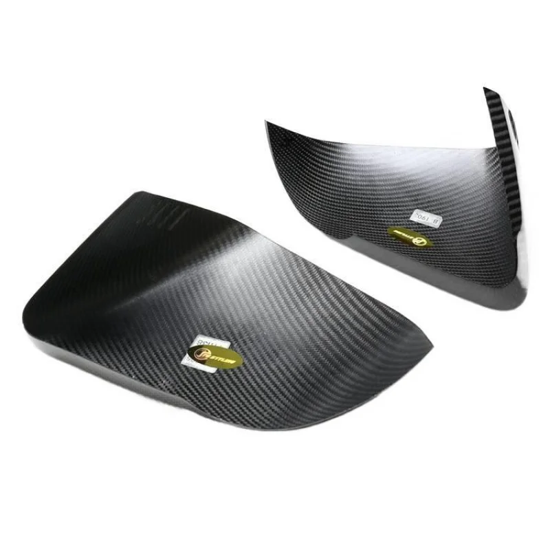 Suitable for Ford Mustang US EU Standard Dry Carbon Fiber Rearview Mirror Cover view 4