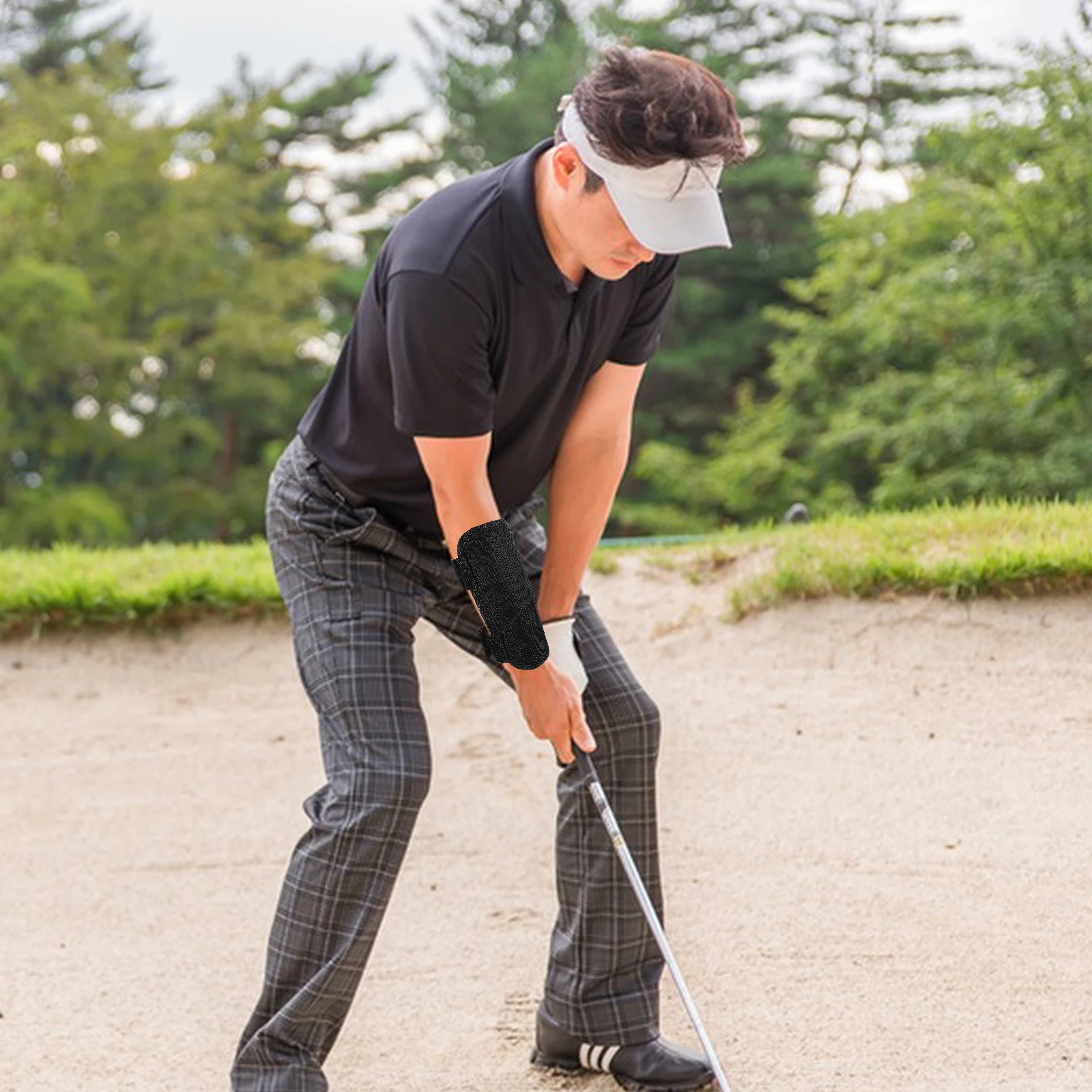 

Golf Trainer Practice Tool Posture Correcting Band Swing Arm Alignment Device Wrist Support
