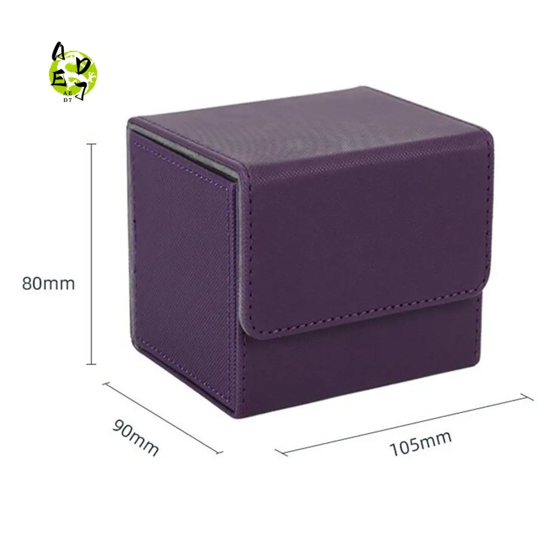 

AED7-Card Box Side-Loading Card Box Deck Case For Mtg Yugioh Card Binder Holder 100+