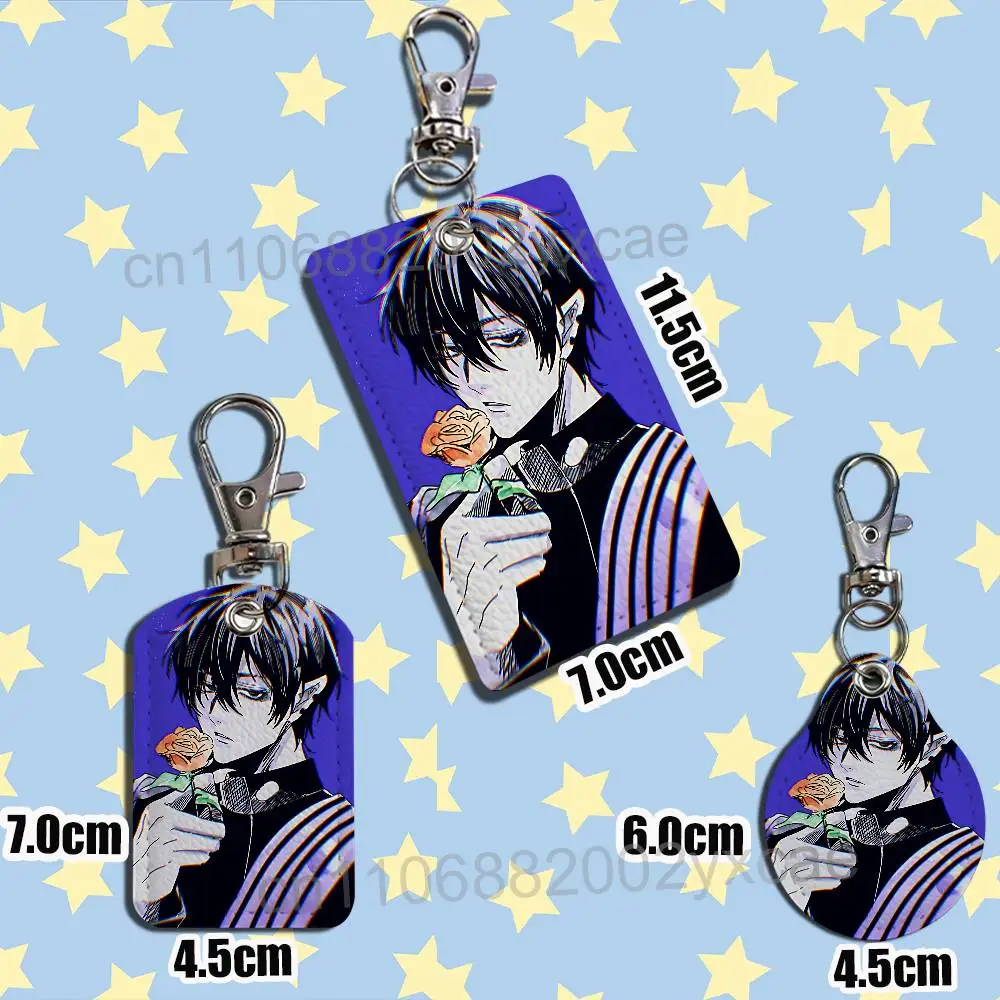 Beelzebub Record of Ragnarok Keychain Holder Suitable For Subway Bank Card Bus Card Case Badge Holder Wallet Card Textured view 3