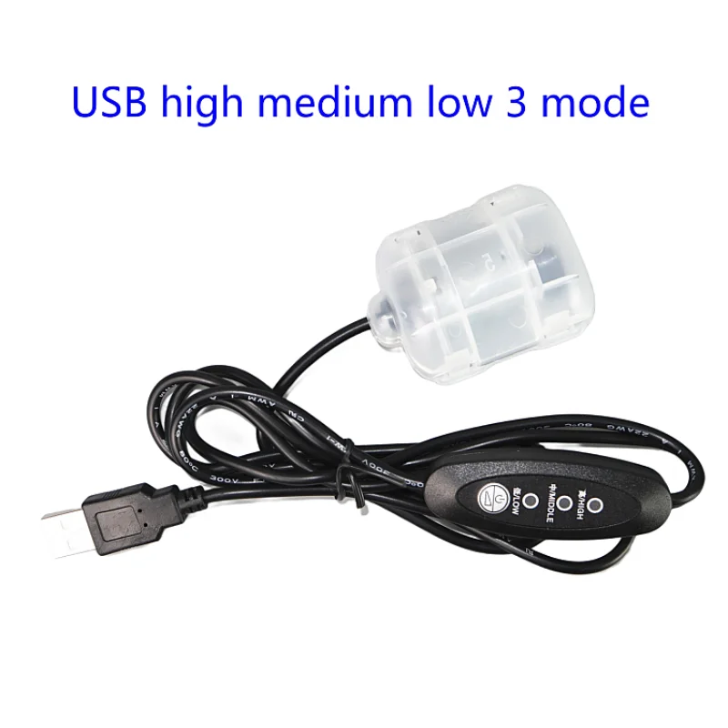 

USB Vibrating Motor,5V Massage Pillow Vibrator Motor (with 3 Switch)