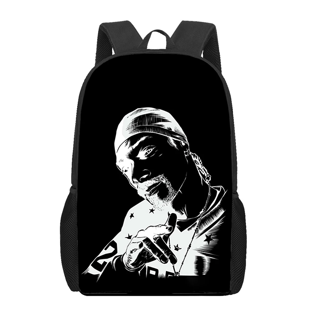 RAP Dogg 3D Print School Bag Set for Teenager Girls Primary Kids Backpack Book Bags Children Bookbag Satchel Mochila Infantil