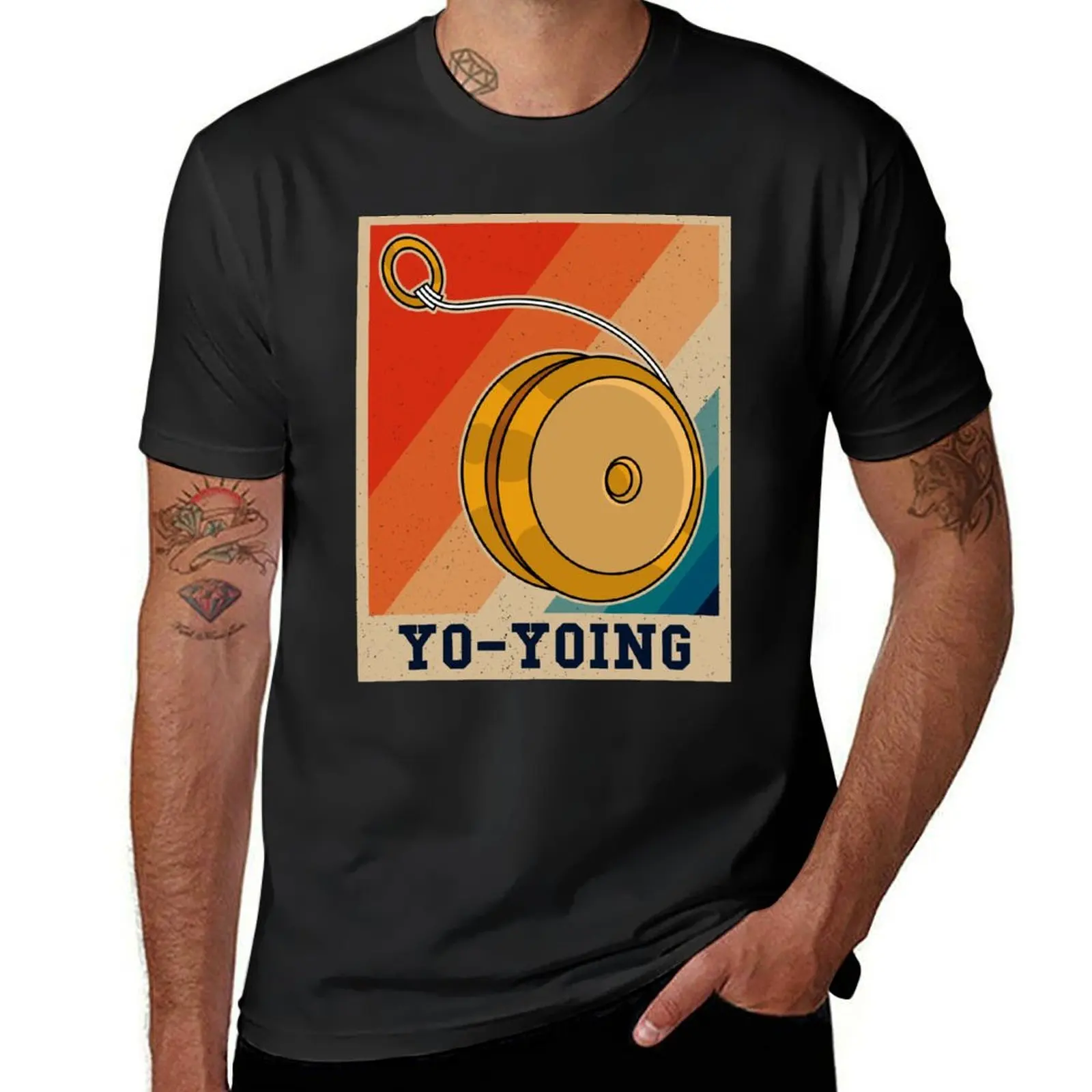 retro yoyo world, nostalgic art T-Shirt shirts graphic tees aesthetic clothes oversizeds mens champion t shirts