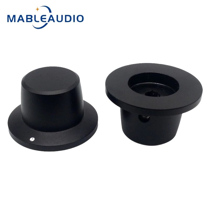 1PCS 38X22X25mm Alle Aluminium Legierung Solide Knopf Potentiometer Volumen HIFI Audio Verstärker CD Ton Zylinder glatte Knopf – Detail 4