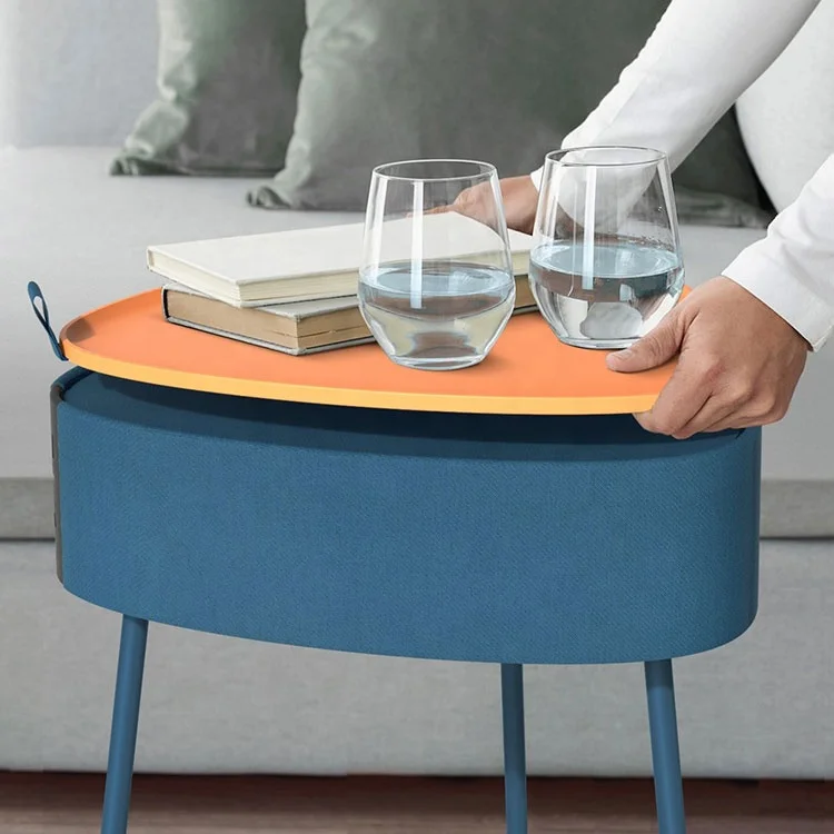 Best Multi-Functional Furniture TWS AUX Tray USB Wireless Charger Smart Blue tooth Speaker Coffee Table Wireless Speaker