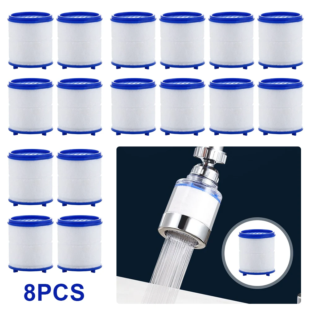

2-40 шт. Фильтр для воды на кран, вращающийся на 360 градусов, от брызг, удаляет хлор и тяжелые металлы, фильтрующая насадка для душа, очиститель для ванной