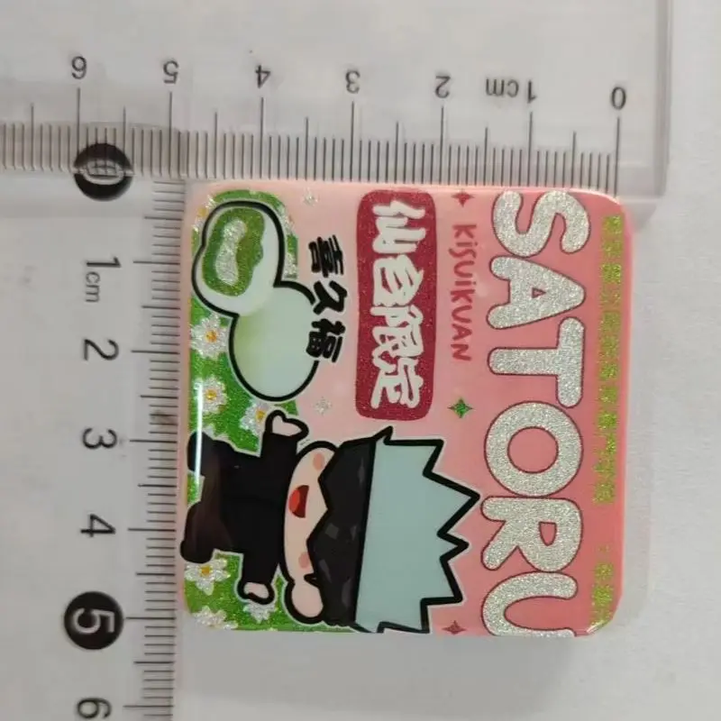 Spell Return JJK Gojo Satoru Geto Suguru Square Badge Anime Pin Button Cute Cartoon Brooch Accessory