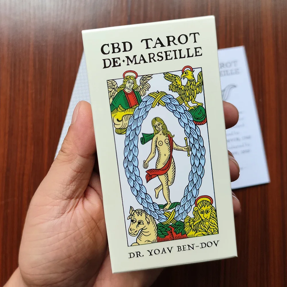 Big Size Tarot De Marseille.English Version tarot cards with guide book tarot cards for beginners