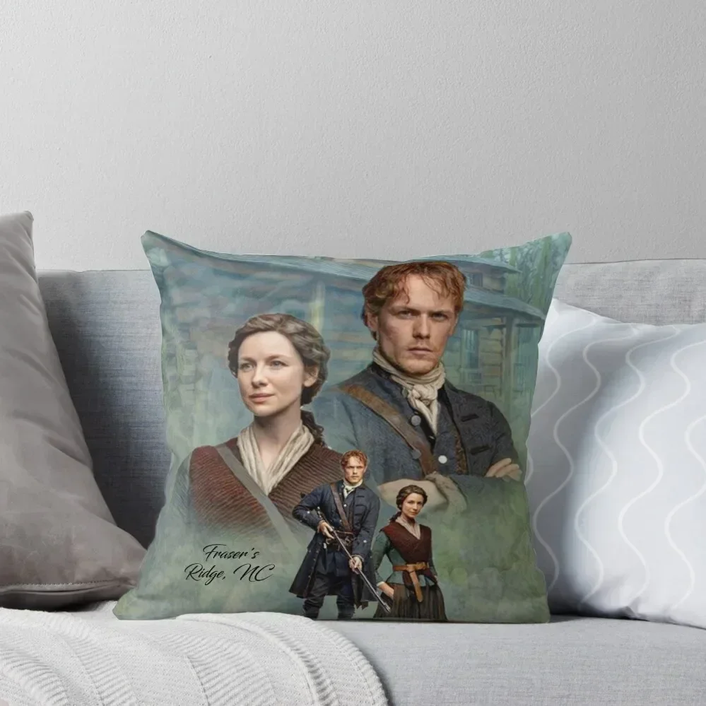 Jamie and Claire Fraser/Frasers Ridge, NC Throw Pillow luxury decor Cusions Cover Cushion Child pillow