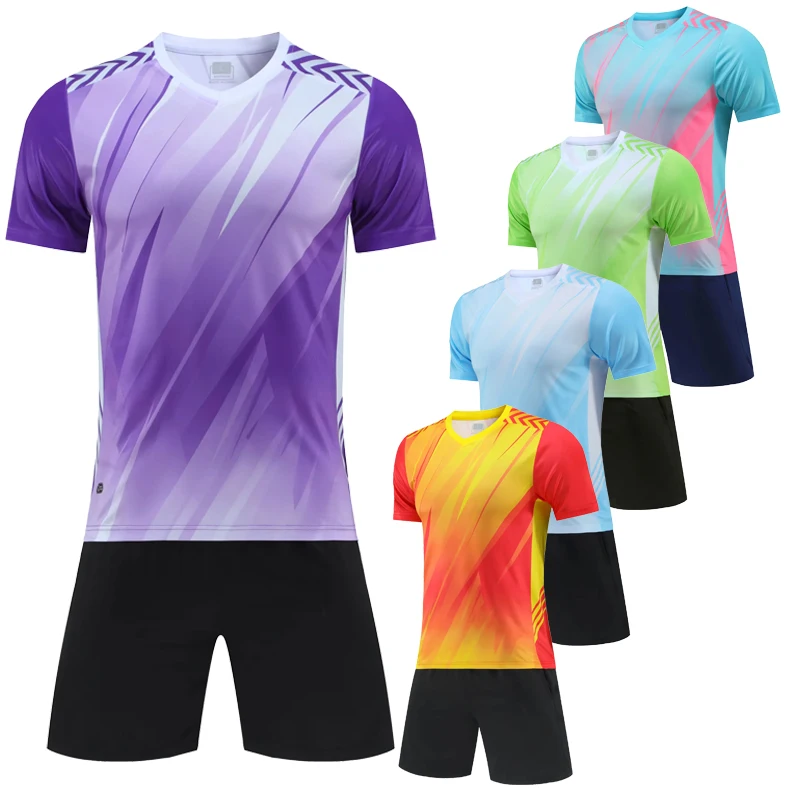 

2025 New Personalized Football Jersey Men's Children's Short Sleeve Soccer Uniforms Custom Contest Training Sport Suit Jersey