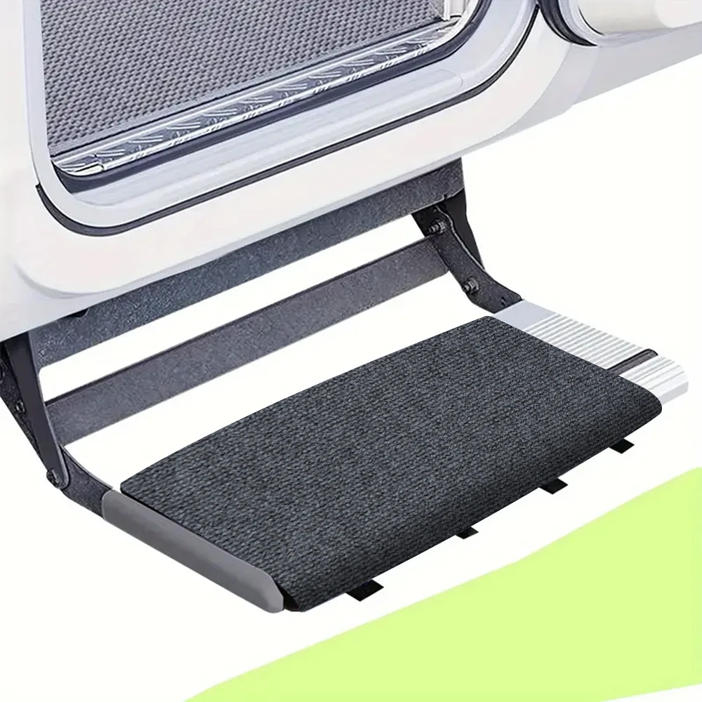 Motorhome Step Doormat RV Step Stair Carpet Non-Slip Caravan Step Mat Easy Fit And Clean Motorhome Steps RV Accessories